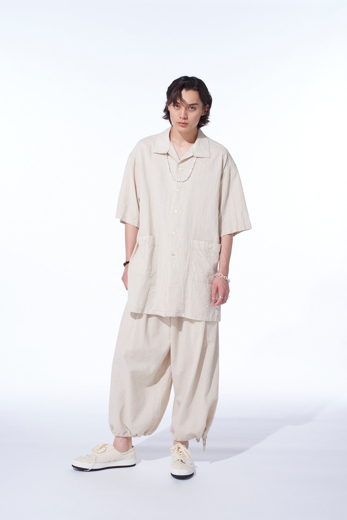Breathable Cotton Linen Poplin Balloon Pants for Women - Comfortable Loose Fit Casual Trousers for Summer, Travel & Lounge Wear