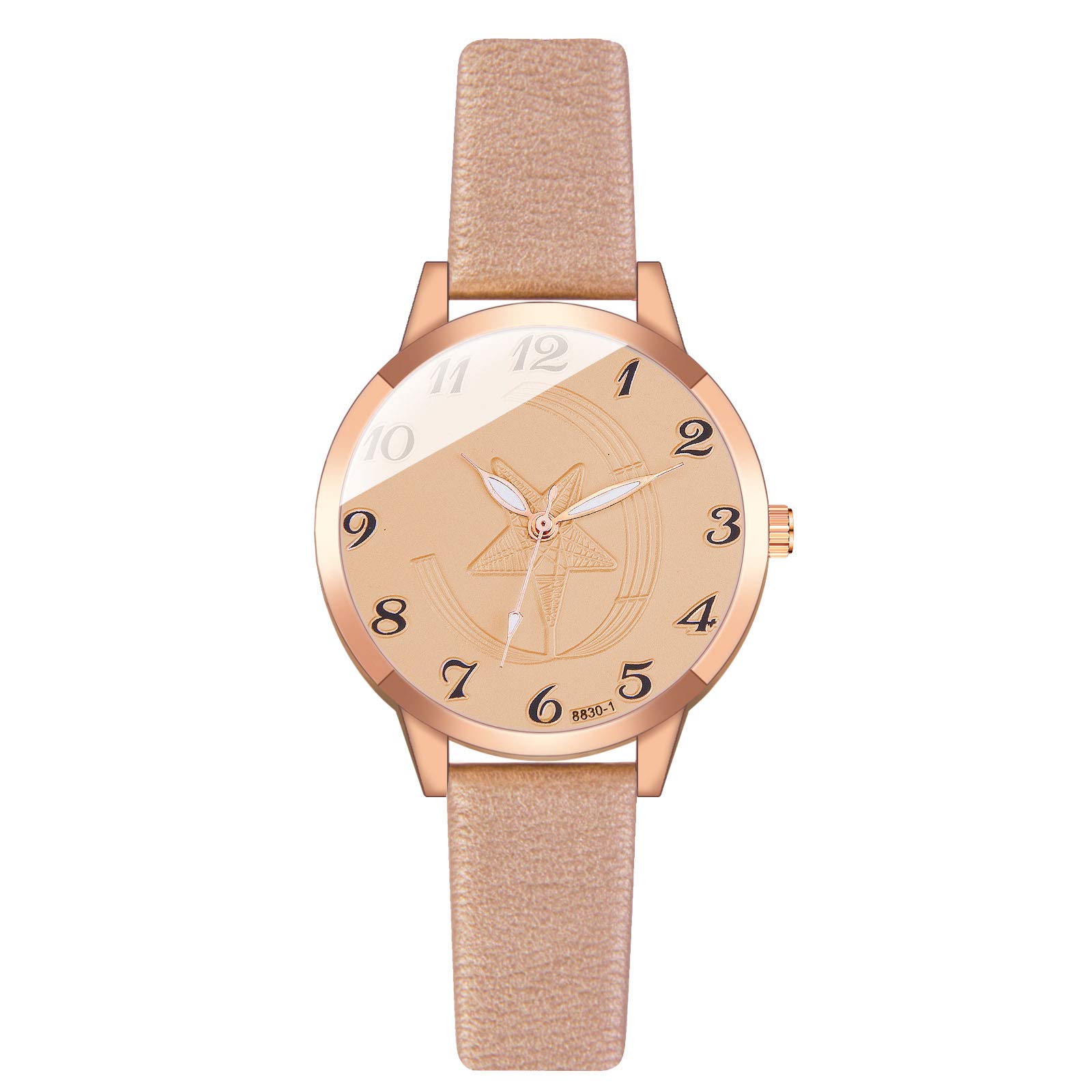 Sopiago Women's Analog Watch - Easy to Read Leather Strap, Slim Waterproof Dress Watch for Women | Perfect for Office, Business Meetings & Formal Occasions