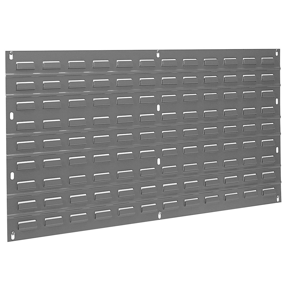 Wall Mount Storage System with 6 Plastic Bins - Akro-Mils Heavy Duty Garage & Workshop Organization for Tools, Hardware & DIY Supplies