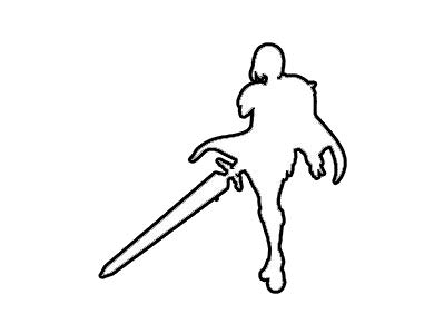 EW Designs Claymore Claire Sticker Decal - Die Cut Vinyl Bumper Sticker for Cars & Trucks (5 Inch) - Perfect for Car Windows, Laptops, and Water Bottles