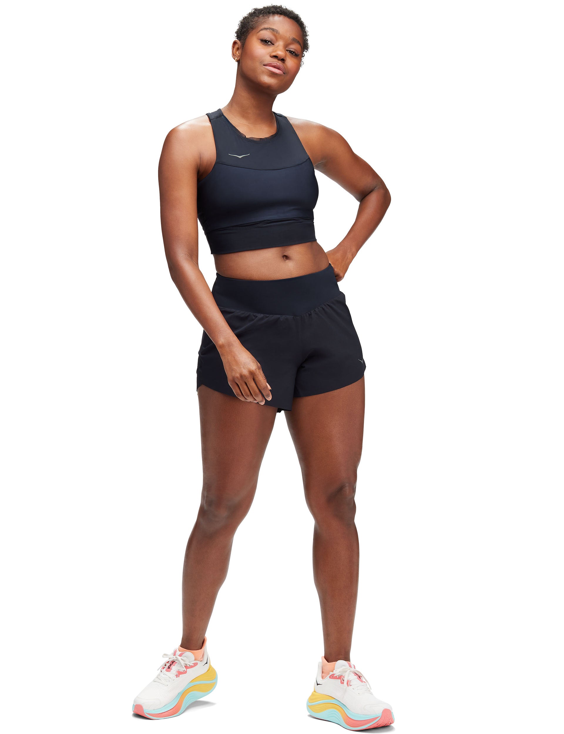 Glide 4 Inch Shorts for Men - Comfortable Black Athletic Shorts for Running, Gym Workouts & Casual Wear