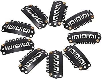 Premium Human Hair Monofilament Base Full Head Wigs for Men - Natural Looking Toupee & Hair Patches for Men & Boys with Extension Clips (Set of 12) - Perfect for Daily Wear, Cosplay & Hair Loss Solutions