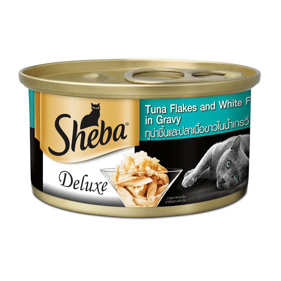 Sheba Deluxe 85g Premium Canned Cat Wet Food - Gourmet Pate with Nutrient-Rich Ingredients for Adult Cats - Perfect for Special Occasions & Daily Treats
