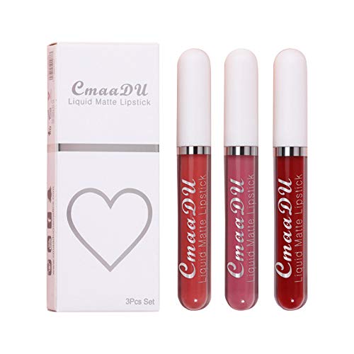 HXS Matte Liquid Lipstick Set - Velvet, Waterproof, Long Lasting Lip Gloss - Smooth Soft Nude & Sexy Shades - Lipstick Makeup Kit for Women | Perfect for Daily Wear, Parties & Special Occasions