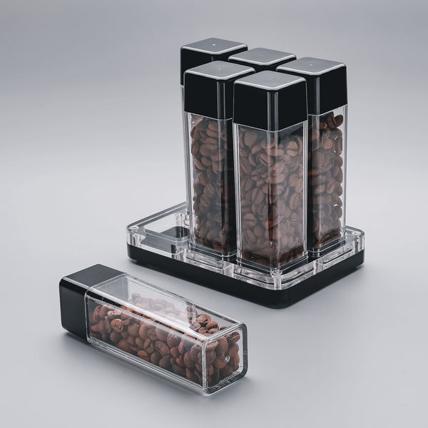Premium Normcore Coffee Bean Storage Canisters - Airtight Containers for Fresh Coffee Beans at Home, Office, or Cafe Use