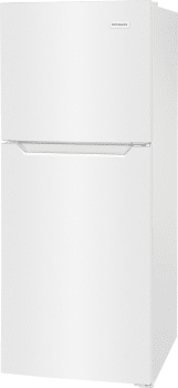 Frigidaire FFET1022UW 10.1 Cu. Ft. White Top Freezer Apartment Refrigerator - Compact & Energy Efficient for Small Spaces, Dorms, Studios & RVs