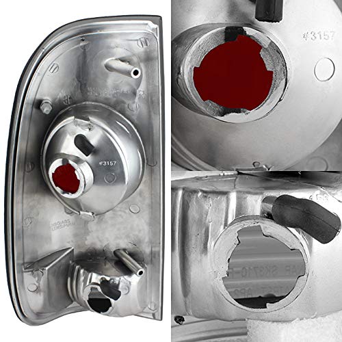 AKKON Smoke LED Headlights & Tail Lights Combo for 1999-2004 Ford F250 F350 F450 F550 Super Duty - Durable Replacement with Signal Lamps for Off-Road, Night Driving & Truck Customization