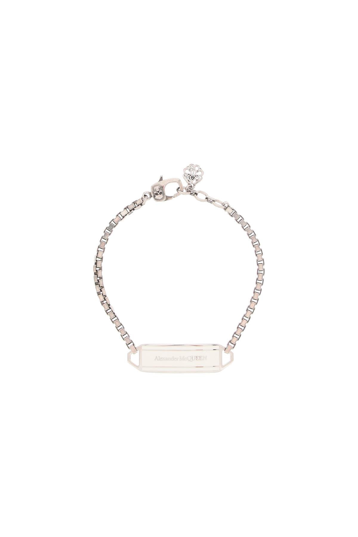 Alexander McQueen Identity Chain Bracelet - Stylish Unisex Fashion Jewelry for Men & Women - Perfect for Parties, Weddings & Everyday Wear