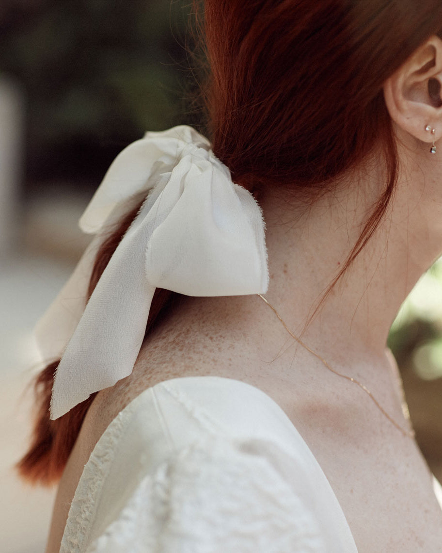 Silk and Bramble Wedding Ribbon - Premium Seychelles Crepe Silk for Bridal Bouquets, Invitations & Gift Wrapping
