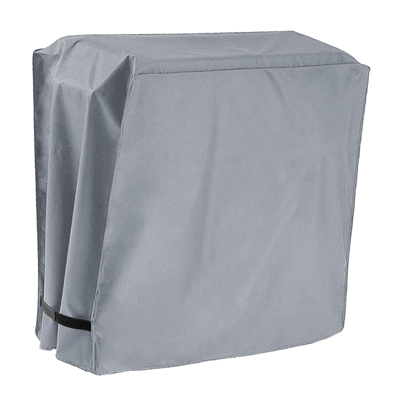 420D Oxford Rolling Cooler Cart Cover - Dustproof, Waterproof Protective Cover for Patio, Commercial Use, Ice Chest (Gray) - Perfect for Outdoor Parties, Camping, and Beach Trips