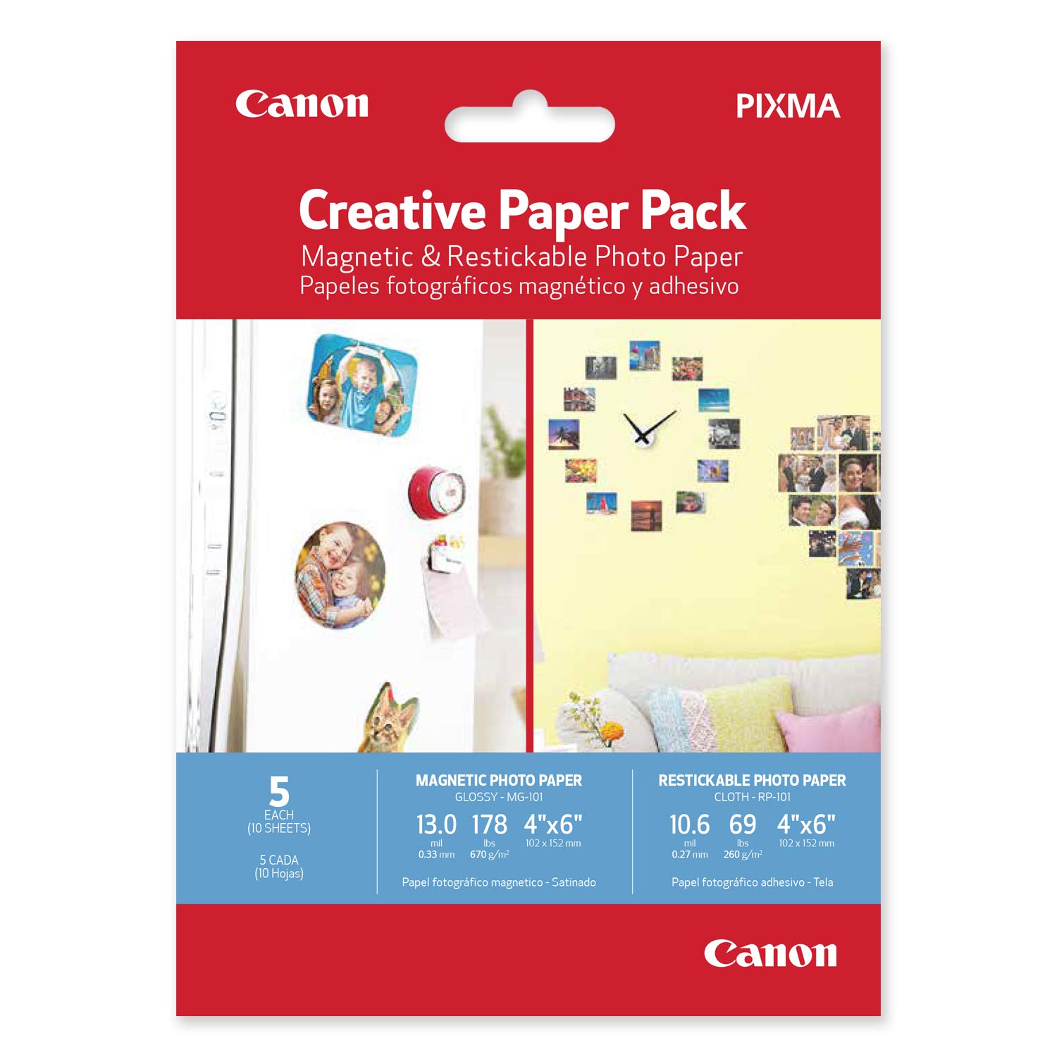 Canon Creative Premium Photo Paper Pack - 50 Sheets, 8.5