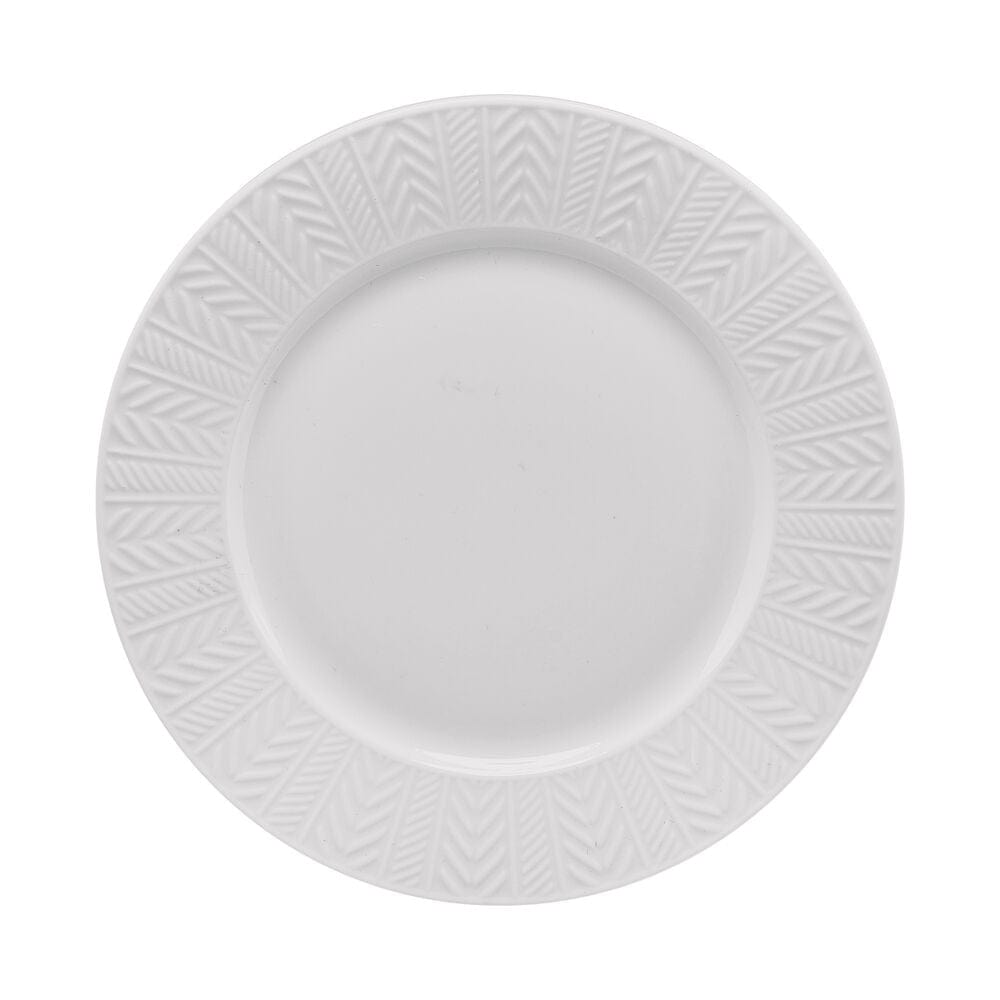 Bowen 40-Piece Dinnerware Set for 8 - Porcelain Tableware Service with Plates, Bowls & Mugs - Perfect for Family Dinners, Parties & Restaurant Use