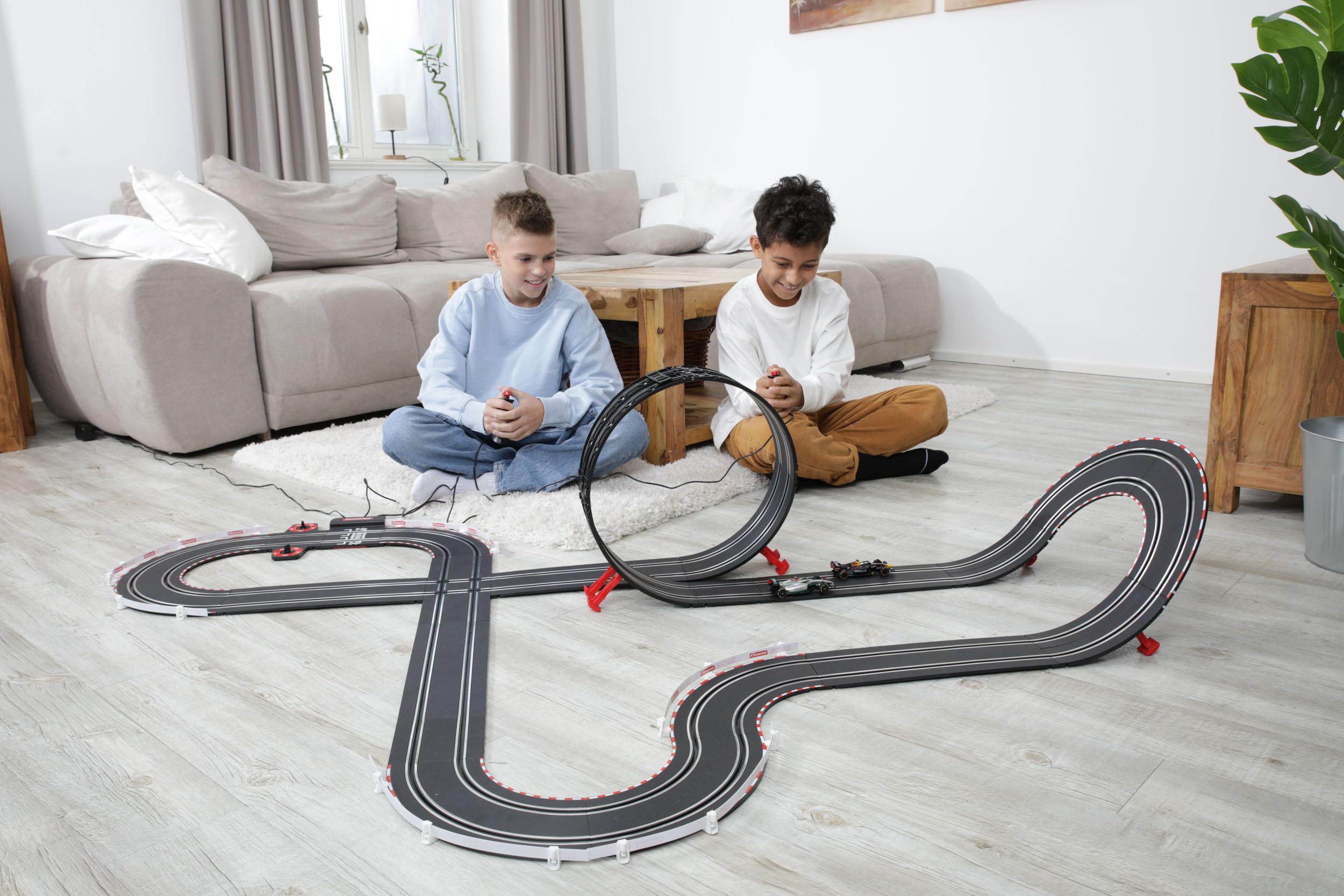Carrera GO 62548 Max Performance Electric Slot Car Racing Set - 1:43 Scale Toy Race Track with 2 Cars & Hand Controllers - Perfect for Kids, Family Game Nights & Competitive Racing Fun