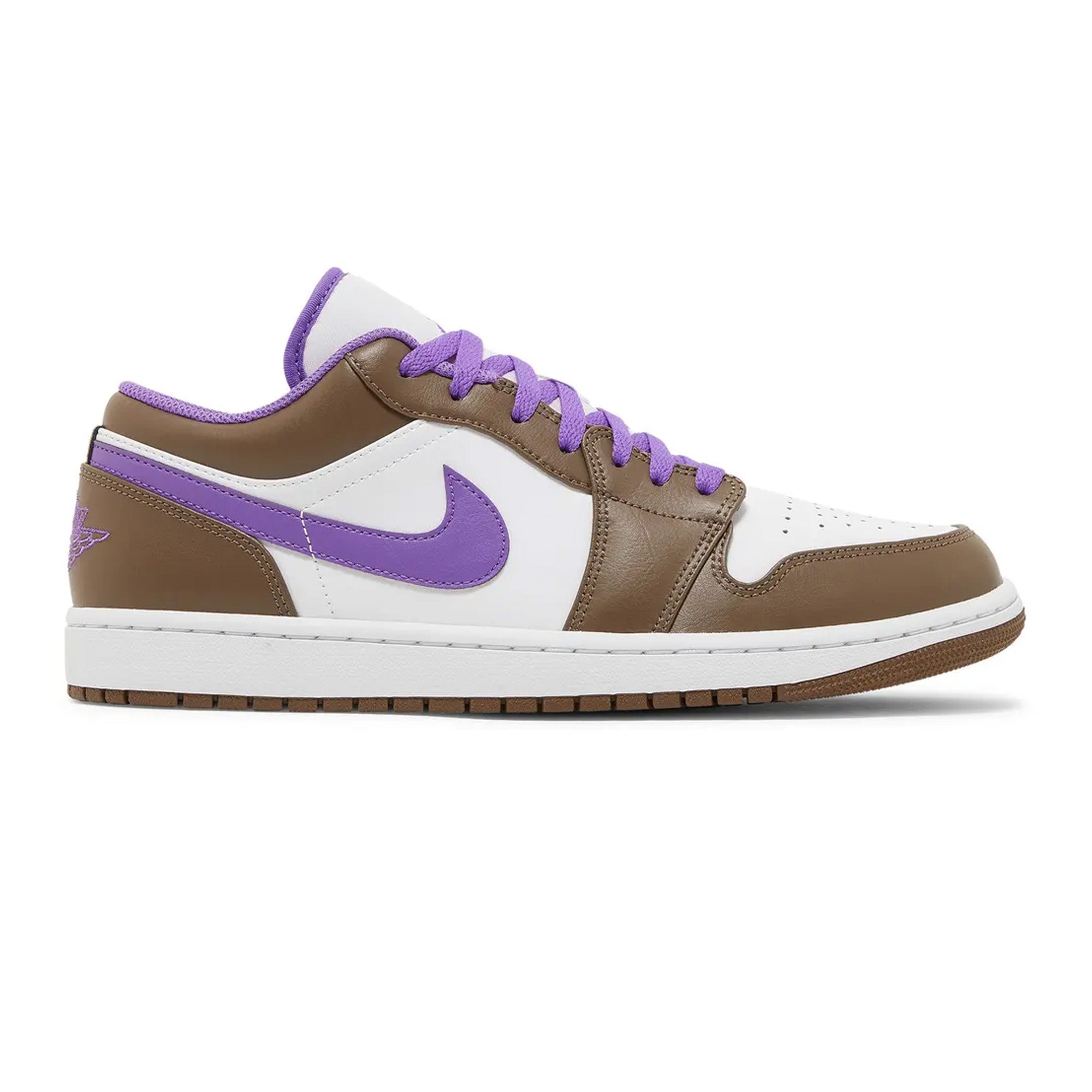 Air Jordan 1 Low 'Purple Mocha' Sneakers (2023) - Men's Basketball Shoes for Casual Wear & Street Style
