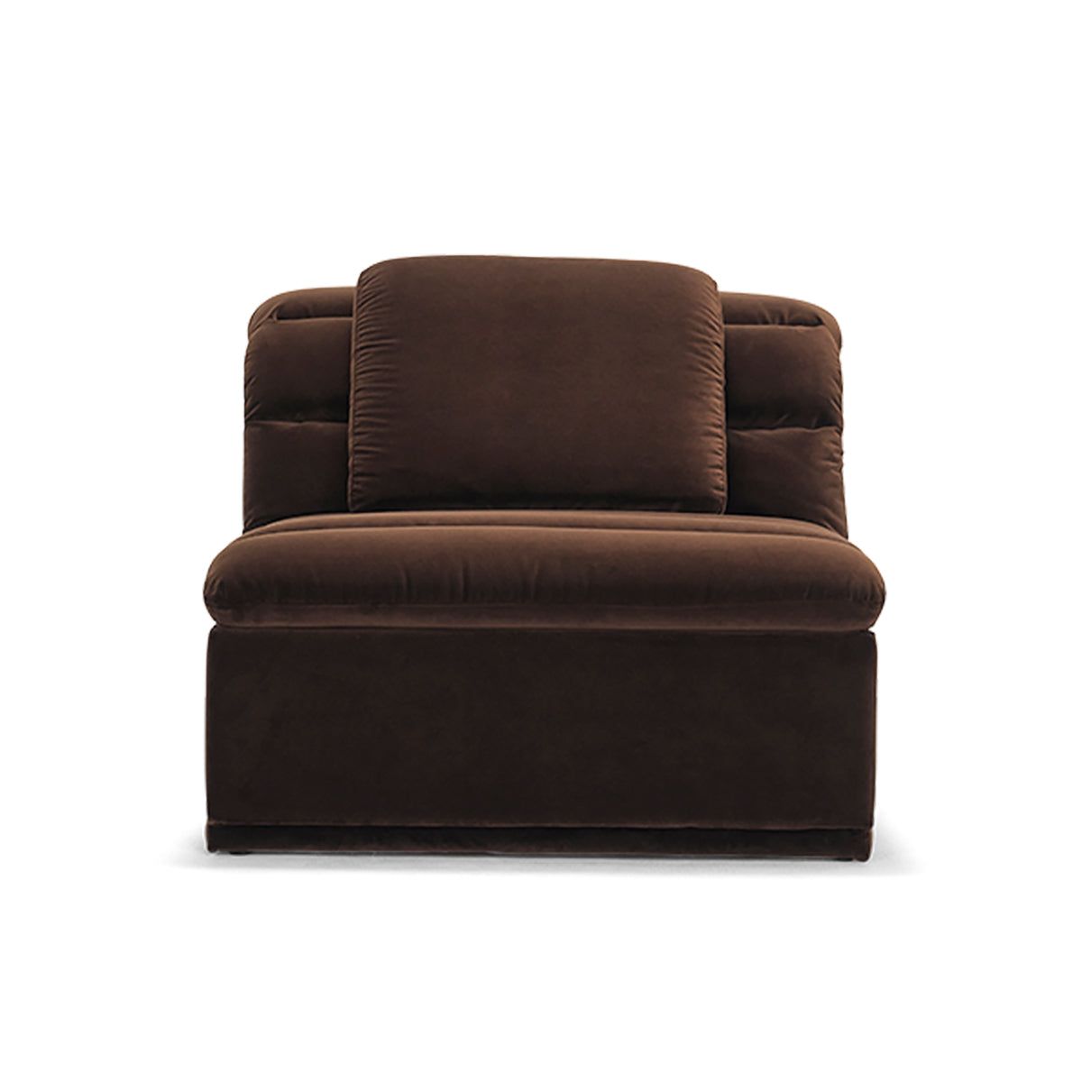 Avalon 1.5 Seat Modular Floating Sofa - Armless Contemporary Sectional for Living Room, Lounge & Modern Home Decor