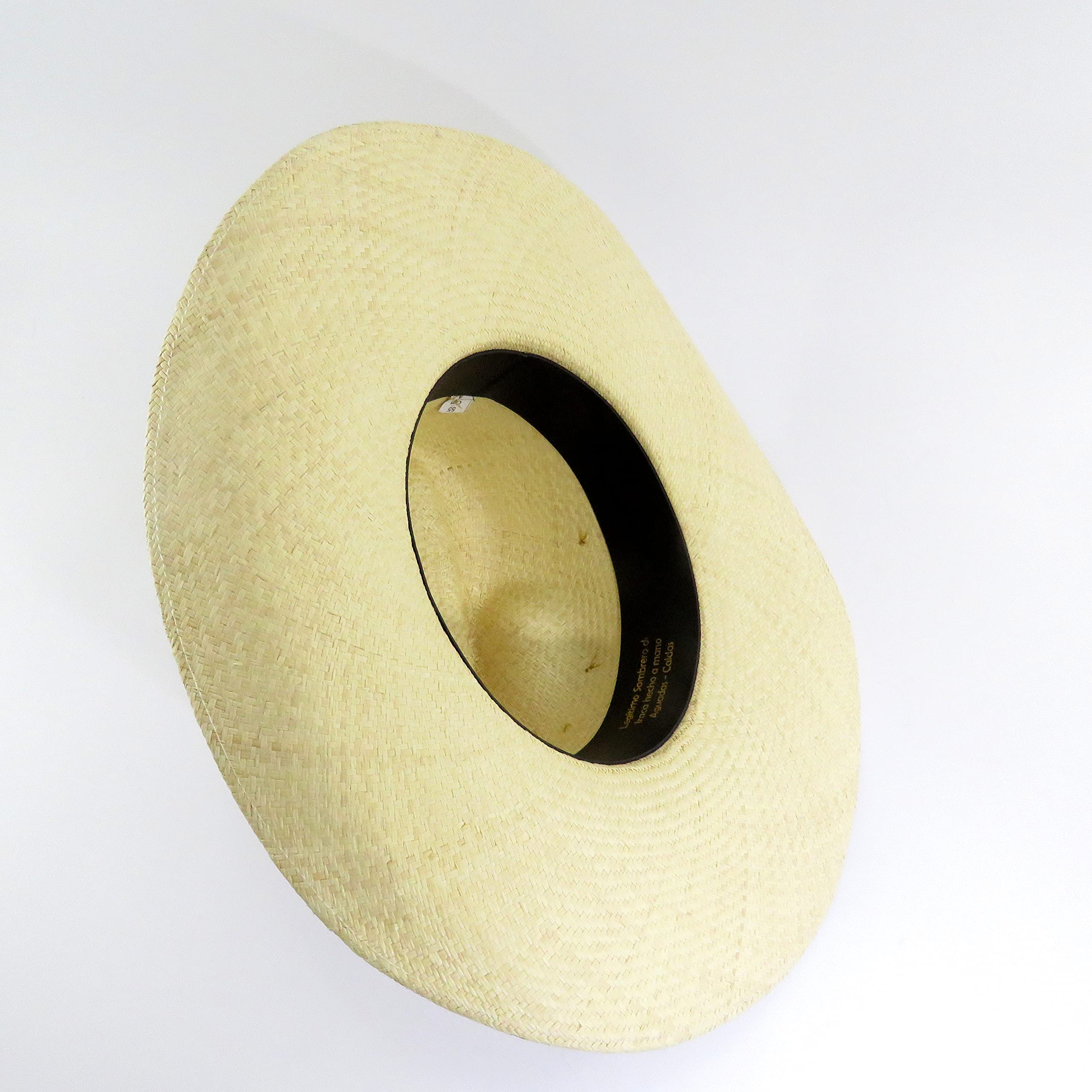 Stylish Beige Woven Straw Hat - Breathable Colombian Beach Hat for Women & Men | Perfect for Sun Protection, Vacations, and Summer Outfits