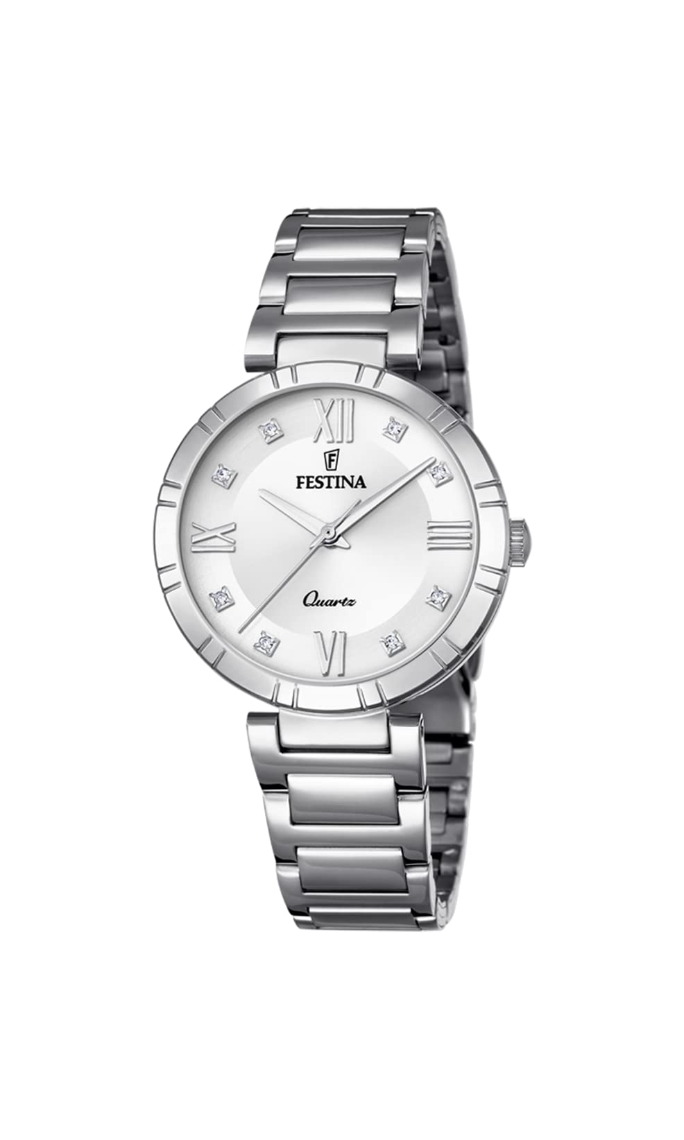 Festina F16936/A Women's Elegant Dress Watch - Water Resistant, Stainless Steel Band, Quartz Movement - Perfect for Business, Formal Events & Evening Wear