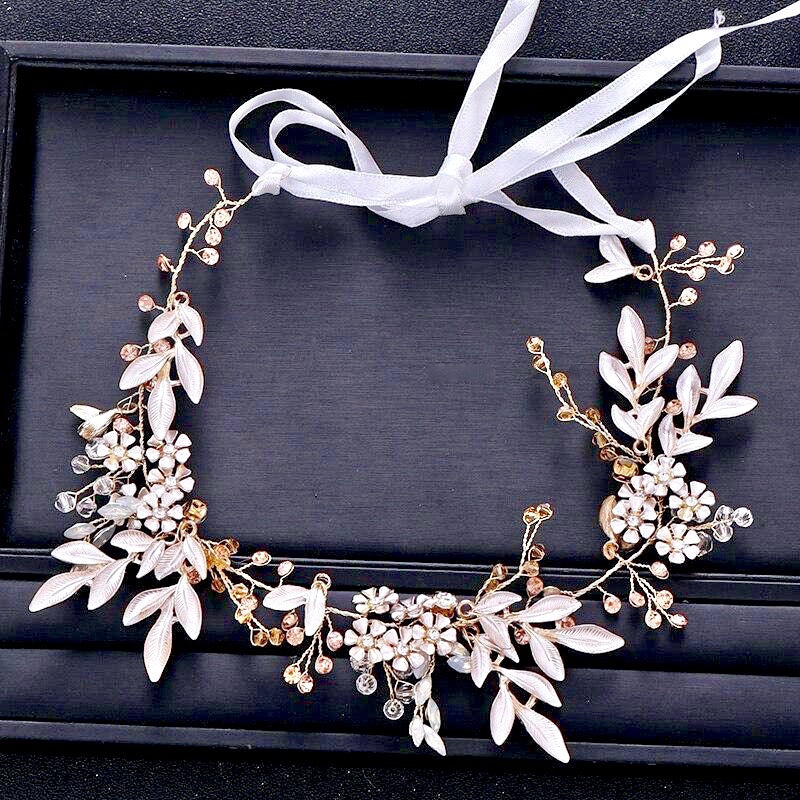 Bohemian Crystal Headband for Women - Silver, Gold & Rose Gold Hair Accessories for Weddings, Parties & Everyday Wear