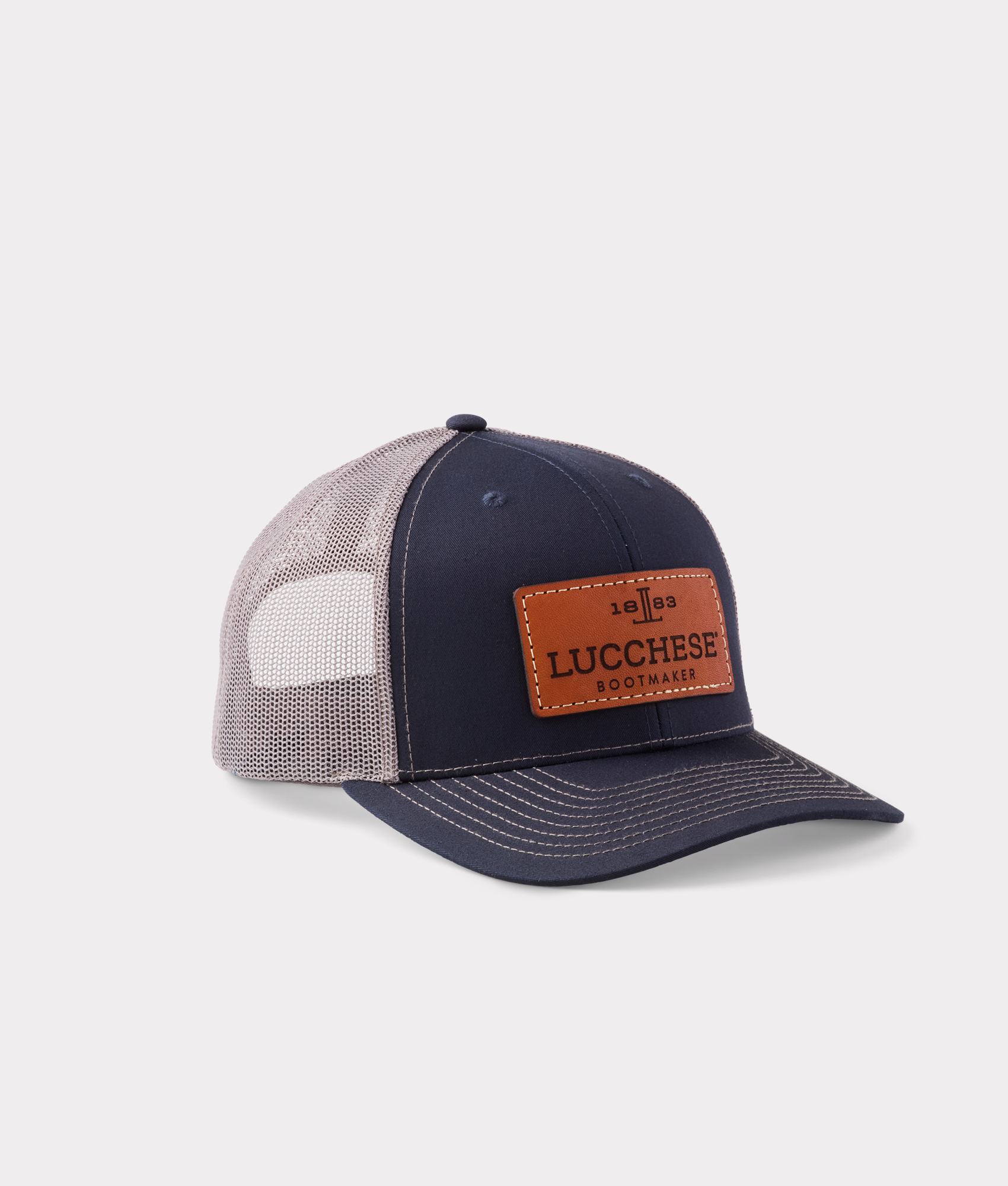 Premium Leather Patch Baseball Cap - Navy & Charcoal | Adjustable Snapback Hat for Men & Women | Perfect for Outdoor Activities, Sports & Casual Wear