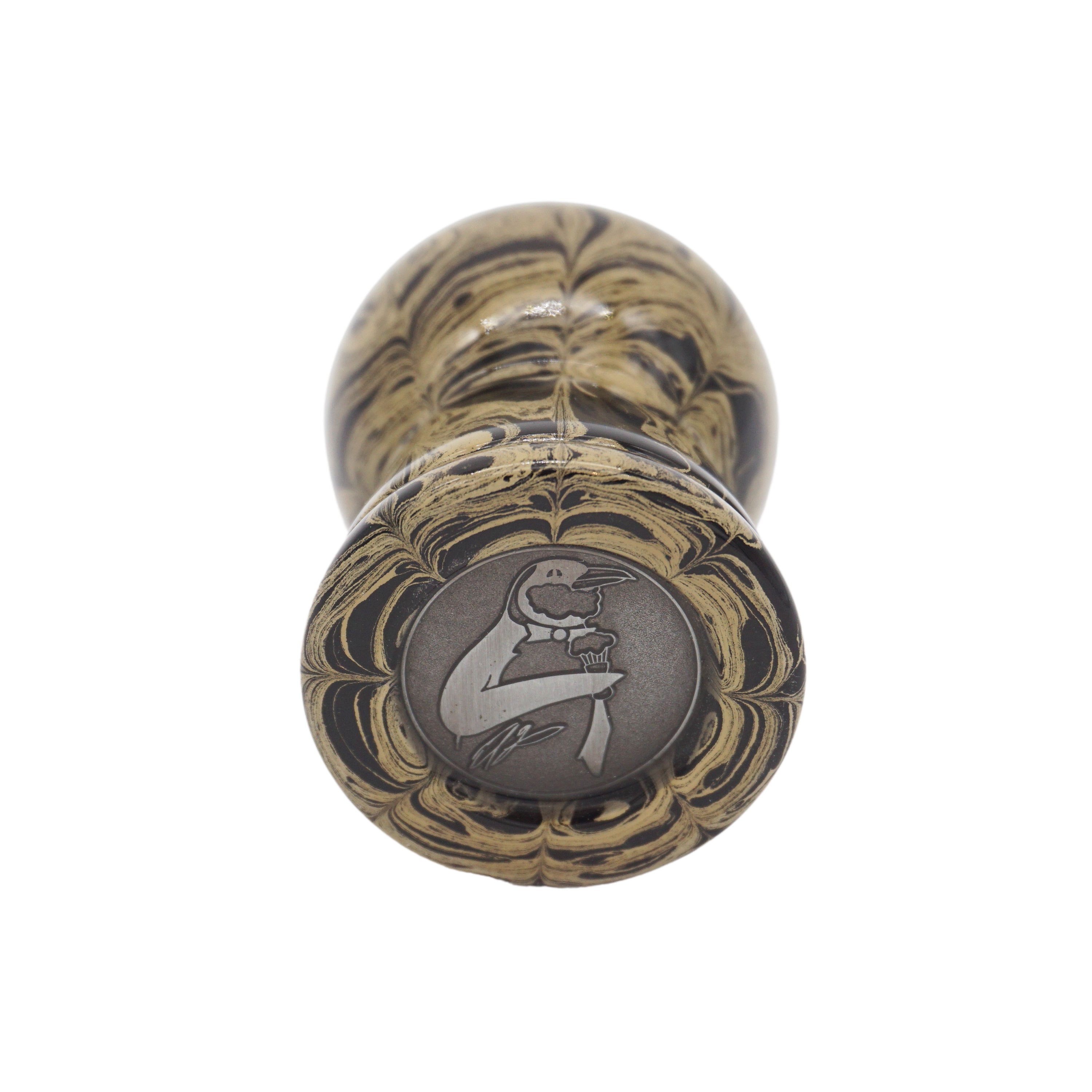 Premium Sand Ebonite Handmade Shaving Brush Handle - Fits 24mm & 26mm Knots - Perfect for Wet Shaving & Grooming Rituals