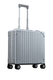 ALEON 17 Inch Aluminum Wheeled Hardside Business Briefcase - Lightweight Carry-On Luggage for Business Travel & Office Commute