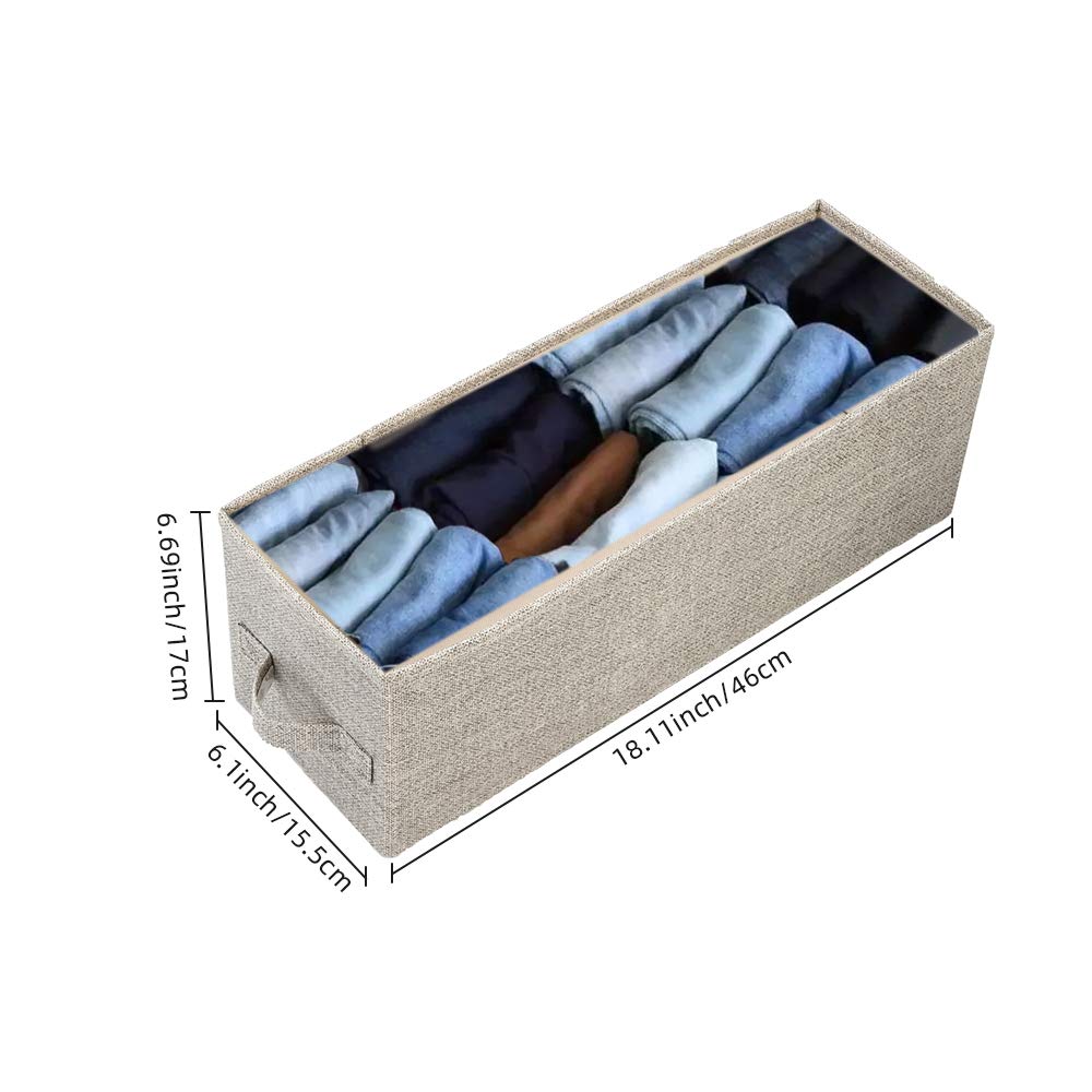 Veryke 4-Drawer Fabric Storage Tower - Metal Frame End Table for Home Organization