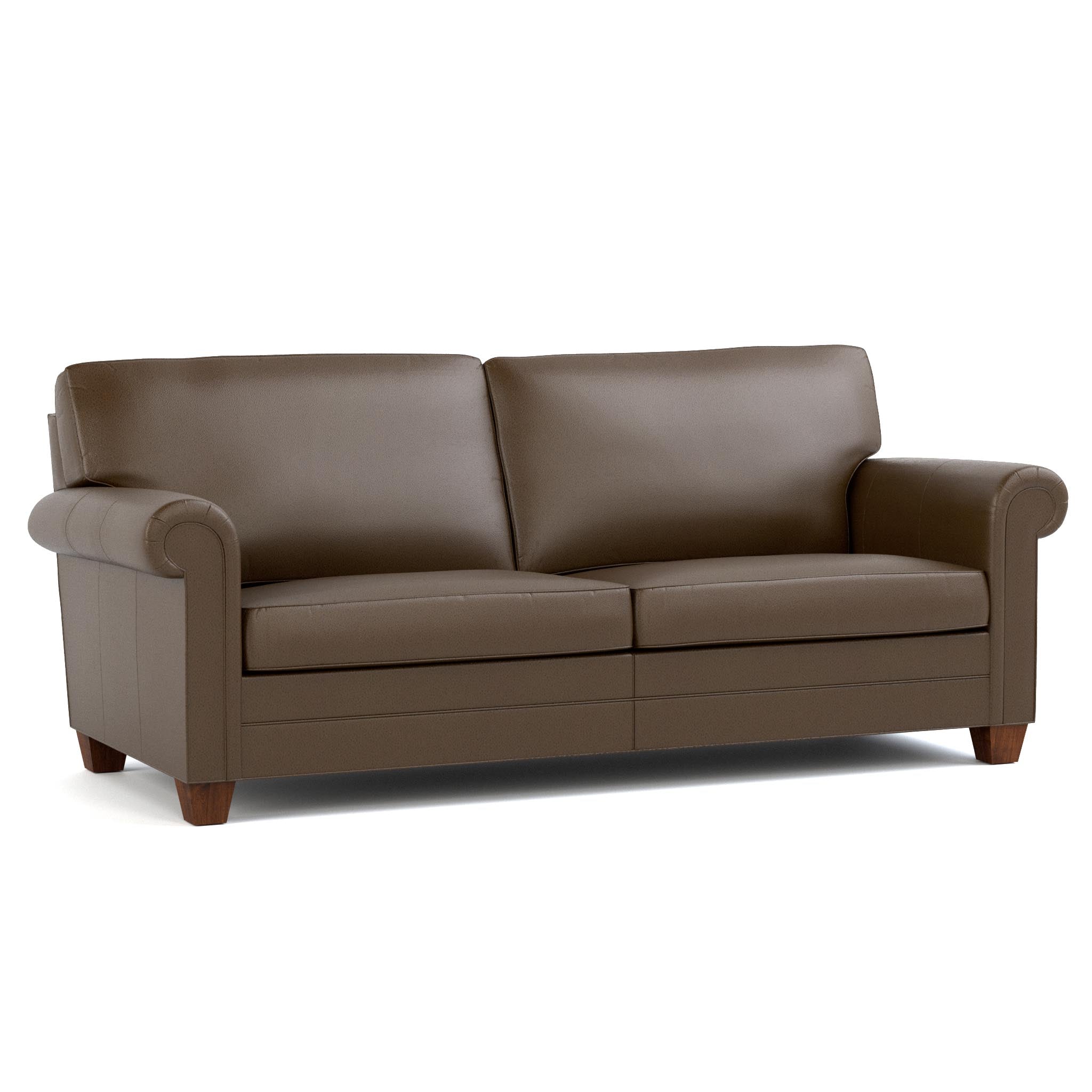 Arlington Mid Size Sofa - Modern 3-Seater Couch for Living Room, Apartment & Small Spaces | Comfortable Fabric Upholstery with Sturdy Wooden Legs