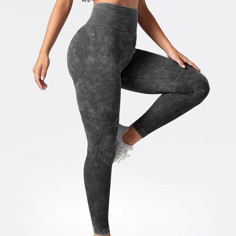 Women's Seamless High Waist Yoga Pants - Bubble Butt Push Up Scrunch Leggings for Gym & Fitness - Comfortable Workout Tights for Running, Yoga & Lounge Wear