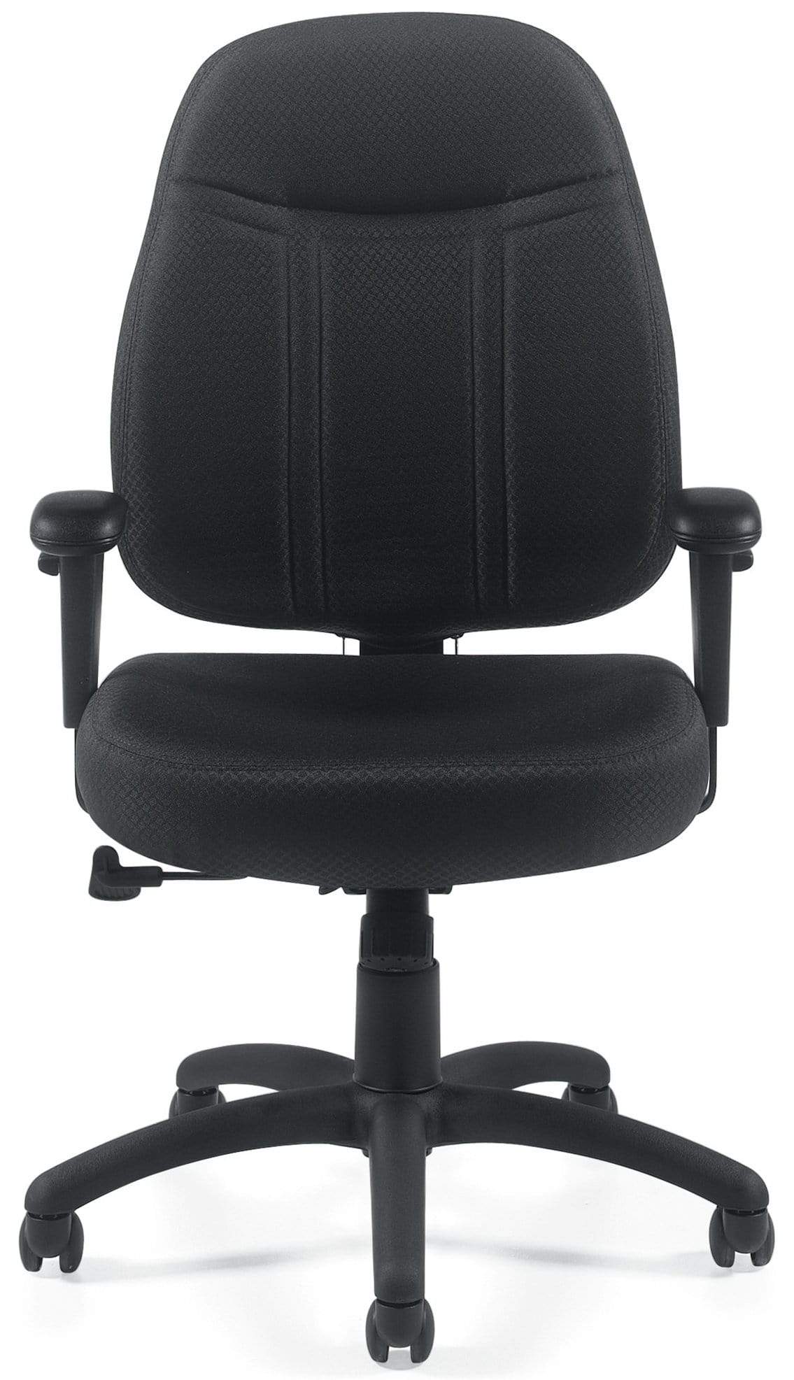 Ergonomic Mid Back Office Task Chair with Adjustable Height & Lumbar Support - OTG11651 - Perfect for Home Office, Study, and Workspace Comfort
