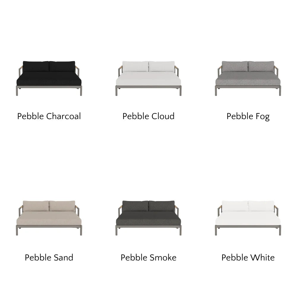 Breeze XL Daybed - Modern Outdoor Patio Lounger with Cushion, Waterproof & UV Resistant - Perfect for Poolside, Garden, or Backyard Relaxation