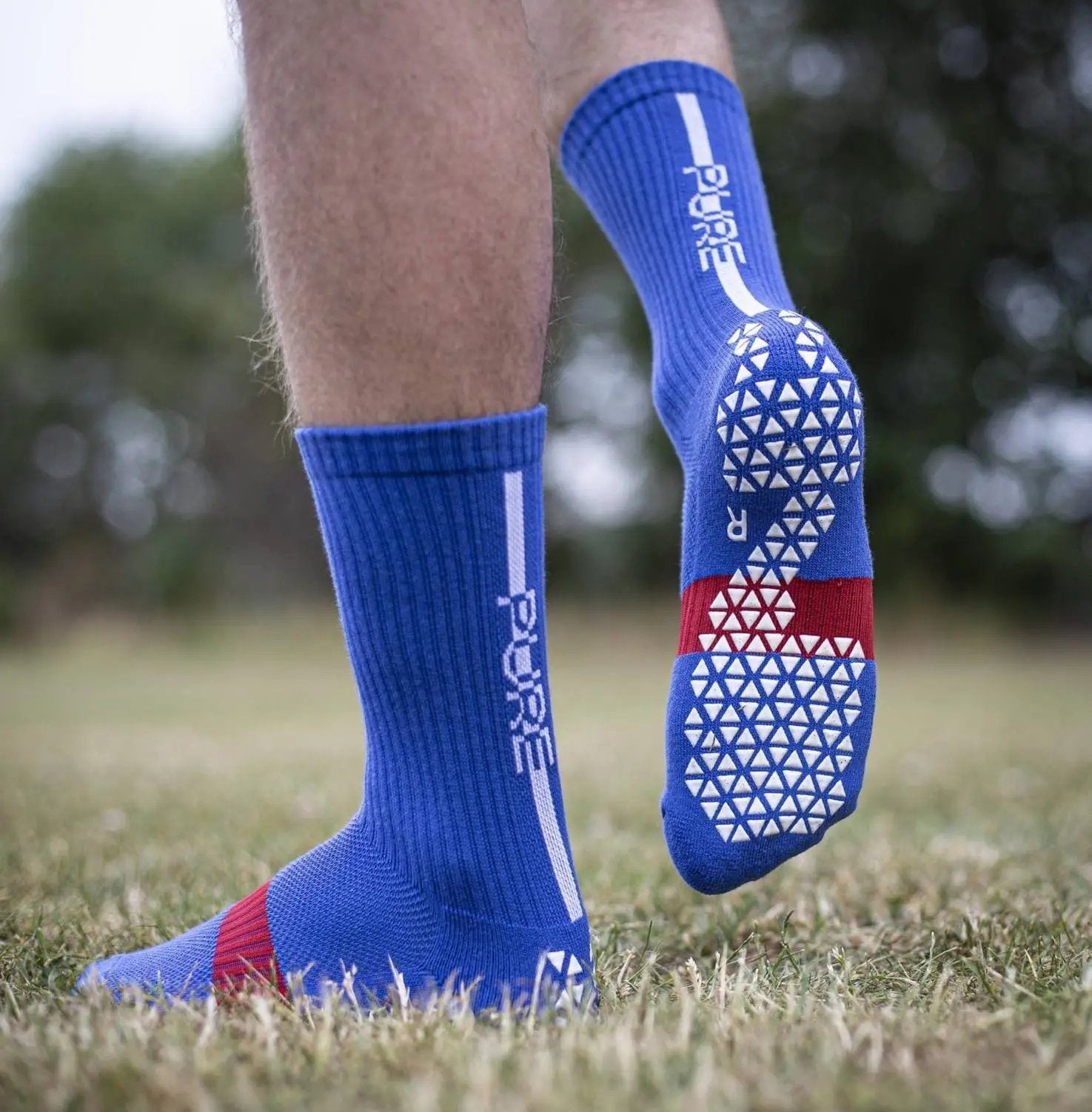 Pure Grip Pro Blue - Non-Slip Golf Gloves for Men & Women | All-Weather Performance | Perfect for Golf, Driving Range & Outdoor Sports