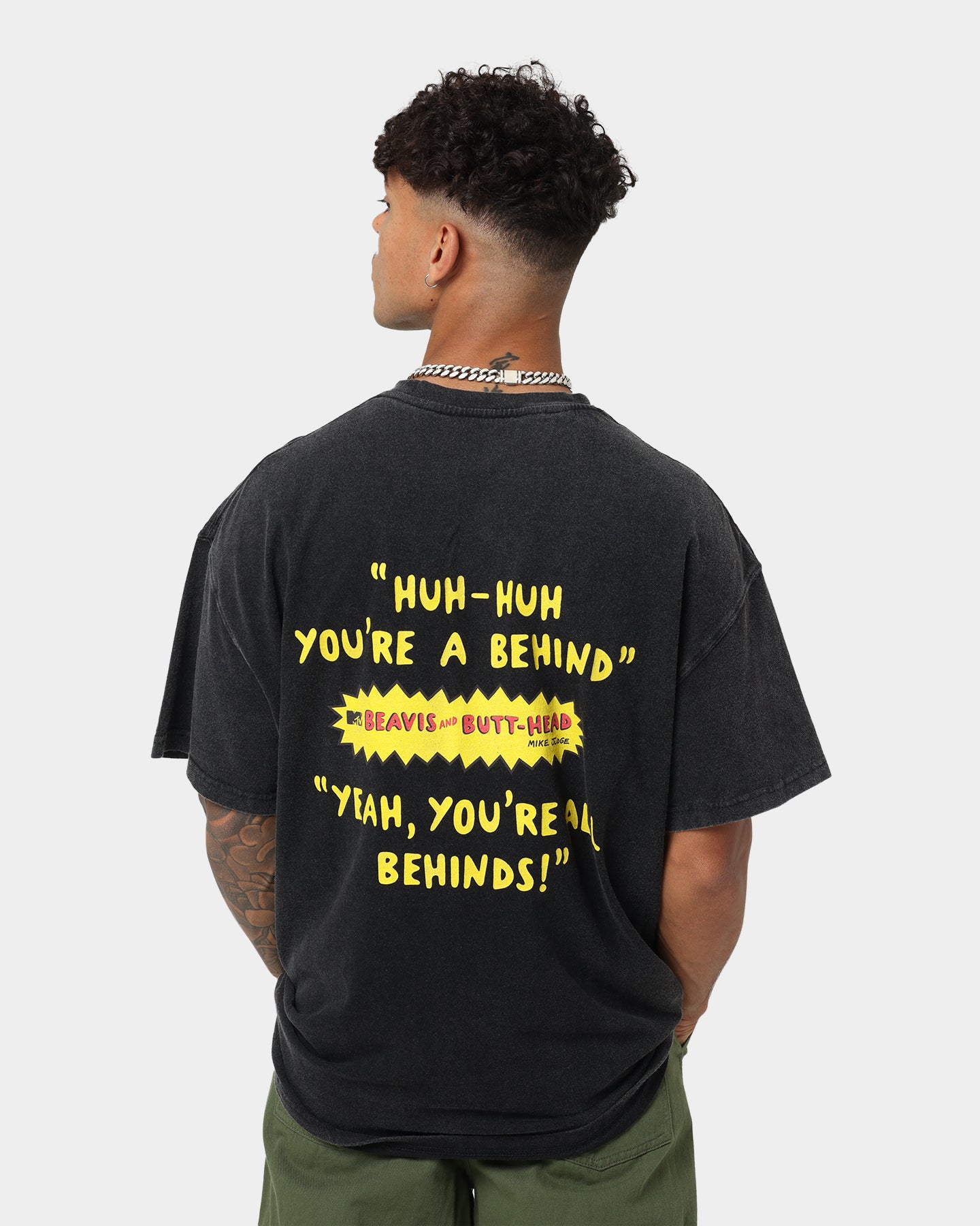 Vintage Beavis & Butthead Graphic T-Shirt - Black Retro Cartoon Tee for Men & Women - Perfect for Casual Wear, Parties, and 90s Nostalgia Fans