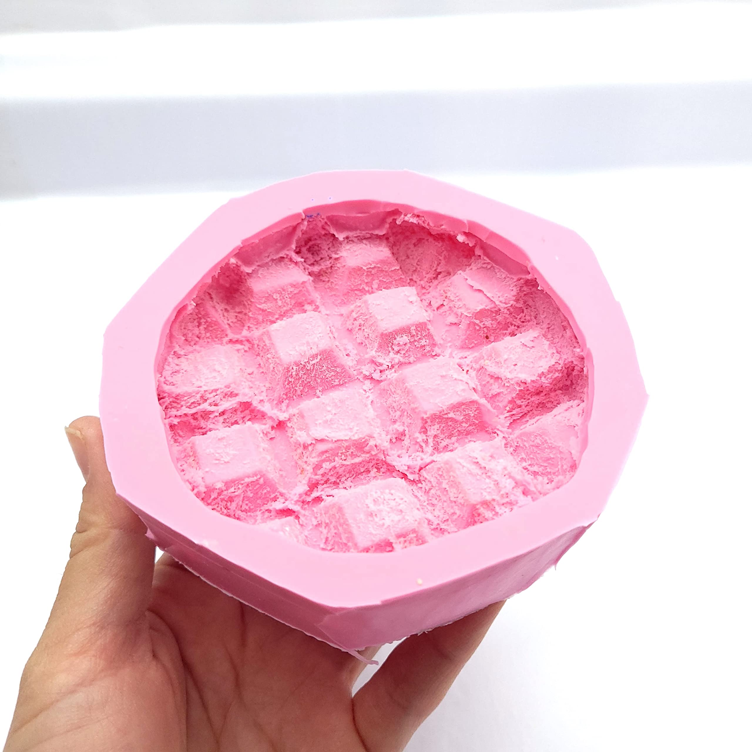 Belgian Waffle Silicone Mold - Realistic Waffle Soap Candle Mold for Wax, Resin Crafts - Perfect for DIY Soap Making, Candle Making, and Resin Art Projects