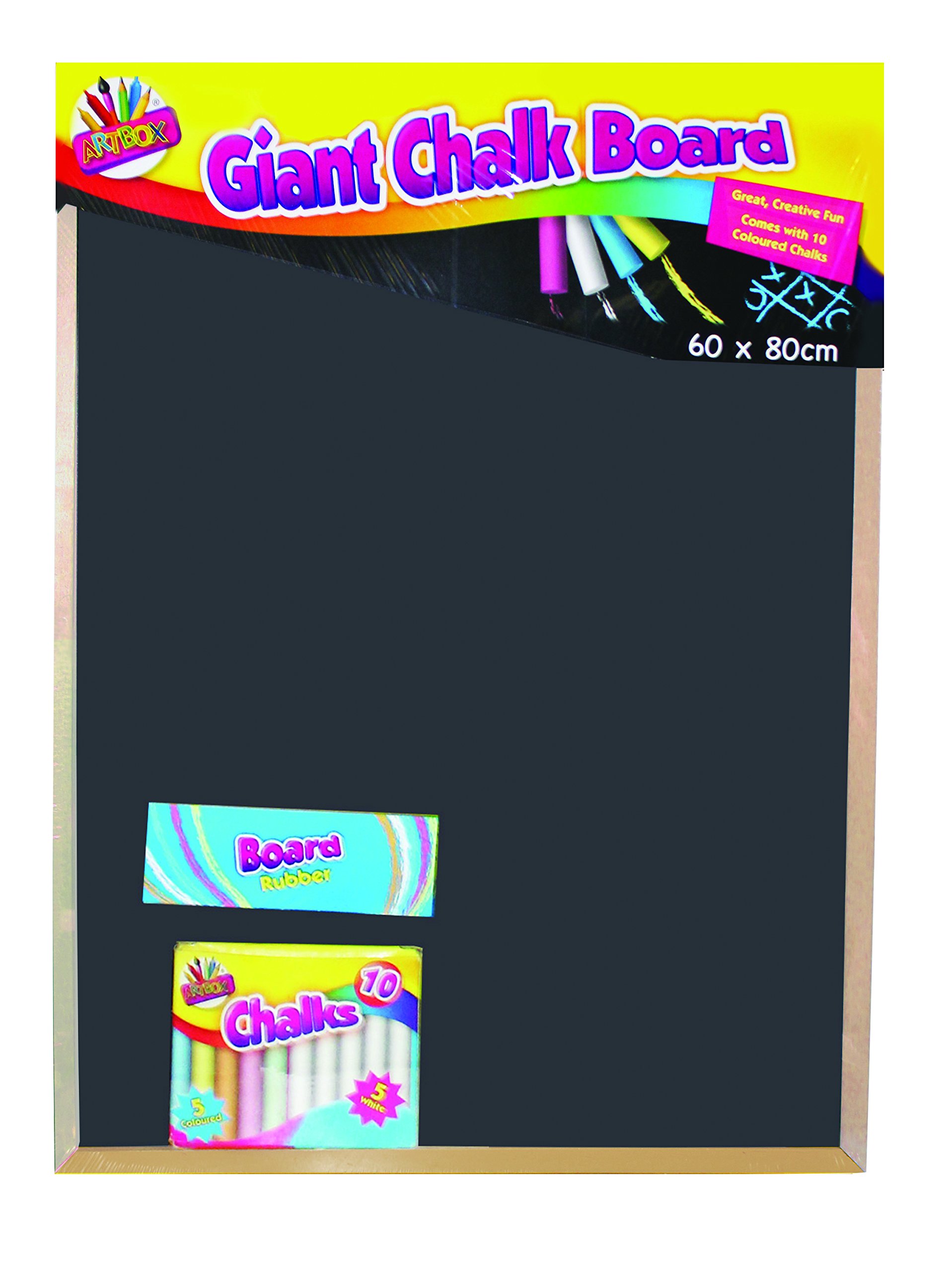 60x80cm Large Chalkboard for Kids & Classrooms - Durable Jumbo Blackboard for Writing, Drawing & Teaching - Perfect for Home, School, and Office Use