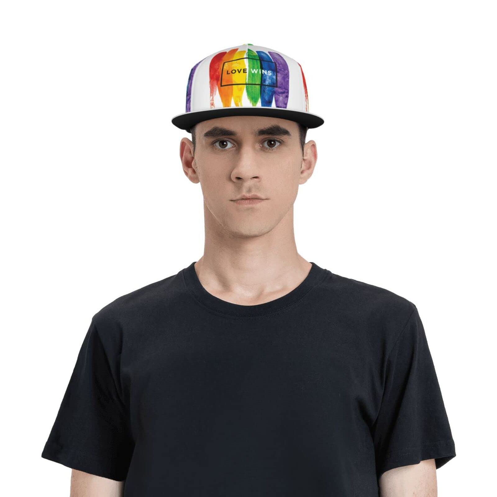 Rainbow LGBT Gay Pride Baseball Cap - Adjustable Trucker Hat with Funny LGBT Print for Men & Women | Perfect for Pride Parades, Festivals & LGBTQ+ Events