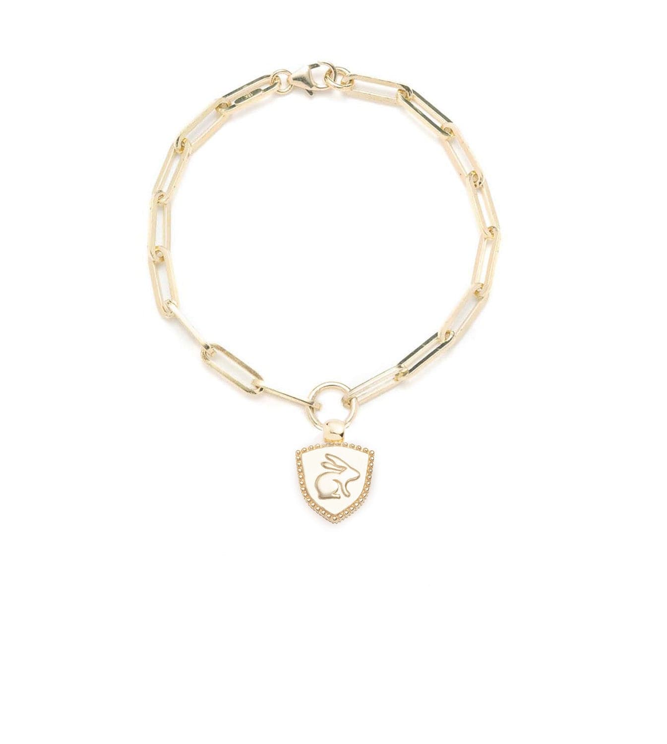 Bunny Love Classic Fob Clip Chain Bracelet - Cute Rabbit Charm Jewelry for Women, Girls | Perfect Gift for Valentine's Day, Birthday & Everyday Wear