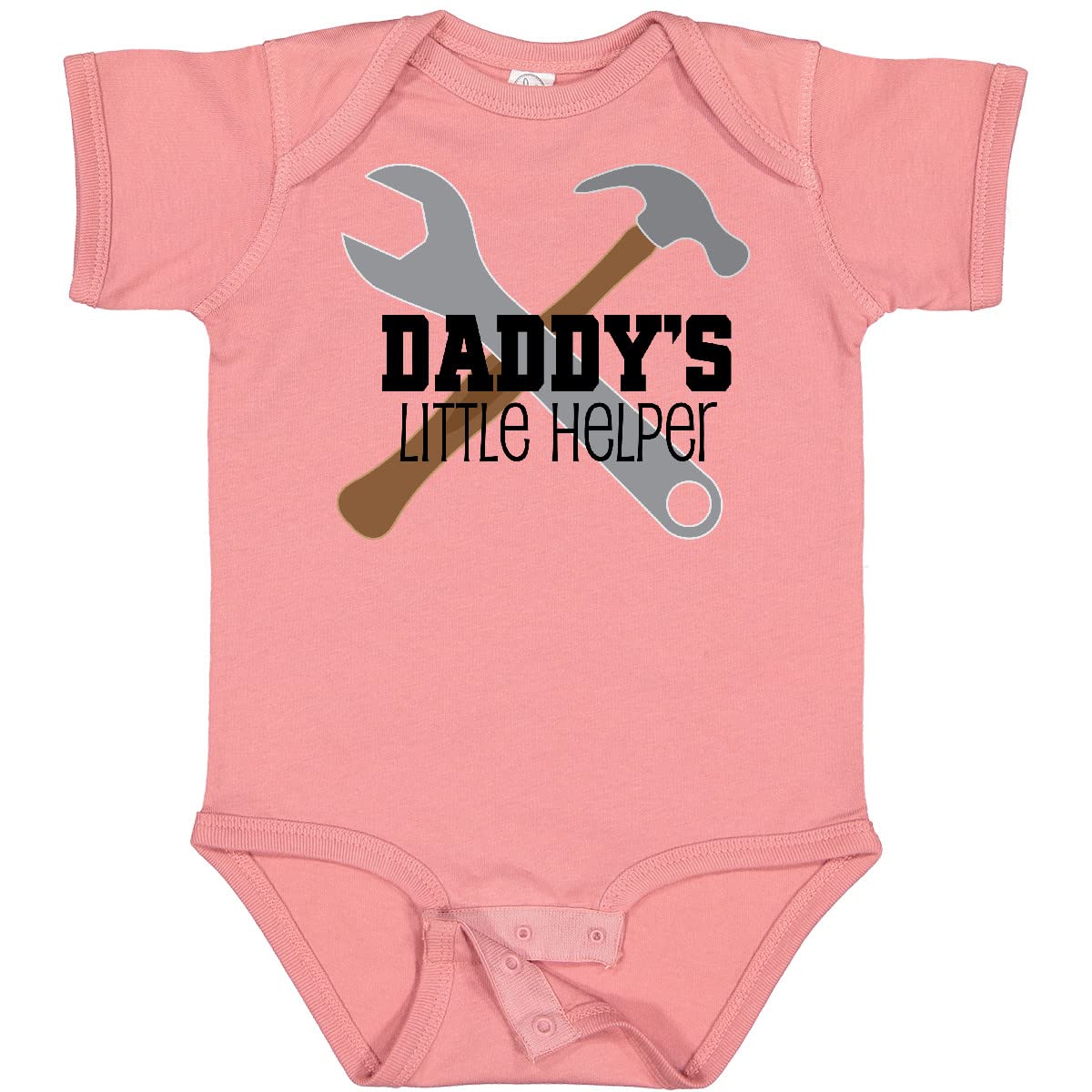 Inktastic Daddy's Little Helper Tool Set Baby Bodysuit - Cute Construction Theme Onesie for Newborns & Infants - Perfect for Father's Day, Baby Showers & Family Photos