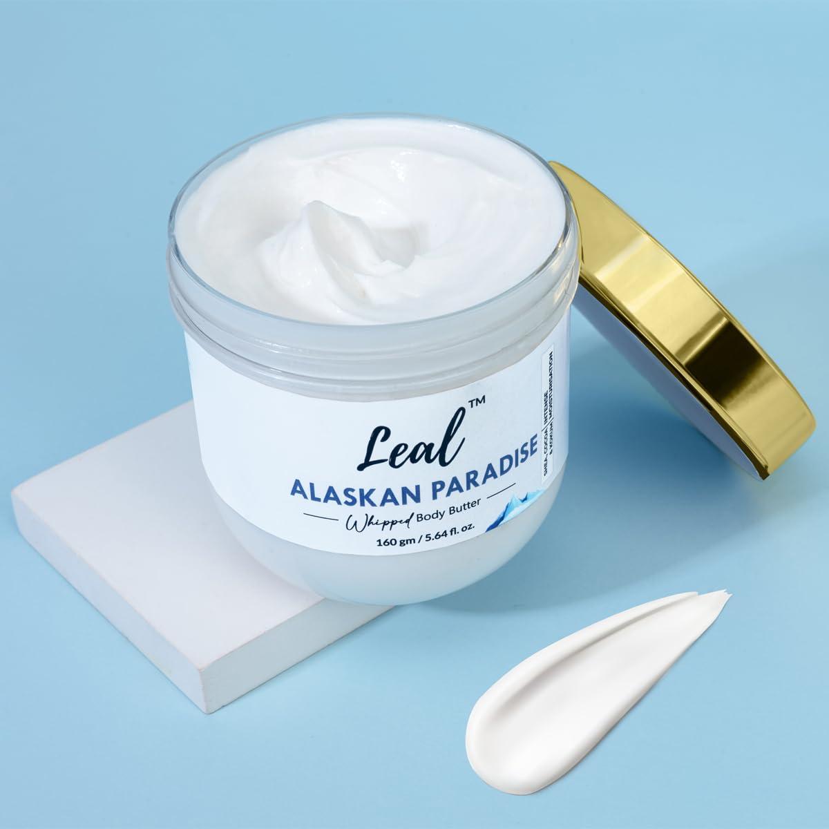 Leal Cosmetics Whipped Body Butter - 180g Alaskan Paradise | Shea Butter Moisturizer for Dry Skin | 24-Hour Hydration | Non-Sticky Body Lotion | Sulfate & Paraben Free | Perfect for Daily Skincare & Gift Giving