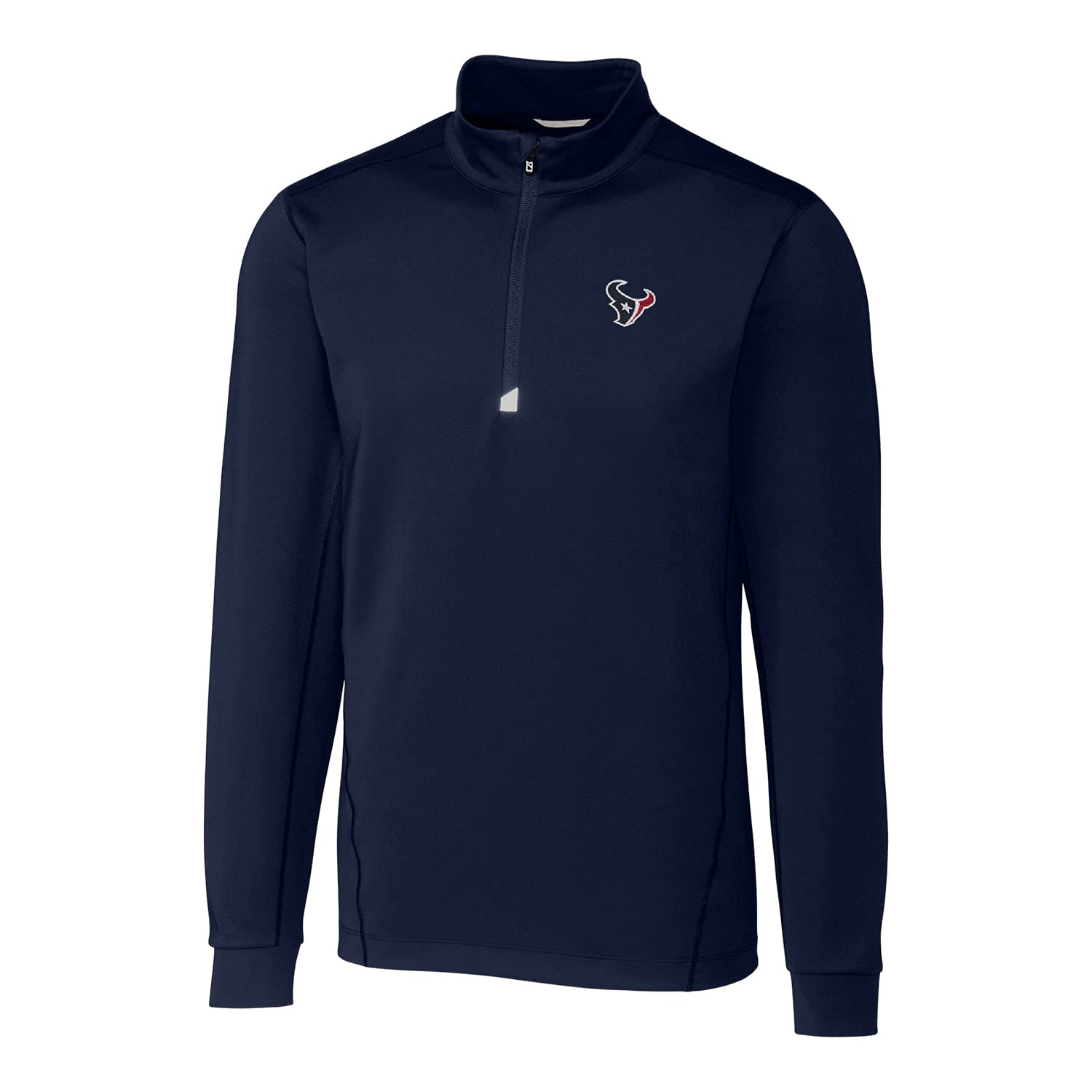 Cutter & Buck Men's NFL Big & Tall Traverse Half-Zip Pullover Jacket - Windproof Fleece Lined Outerwear for Football Fans - Perfect for Game Day, Tailgating & Outdoor Activities