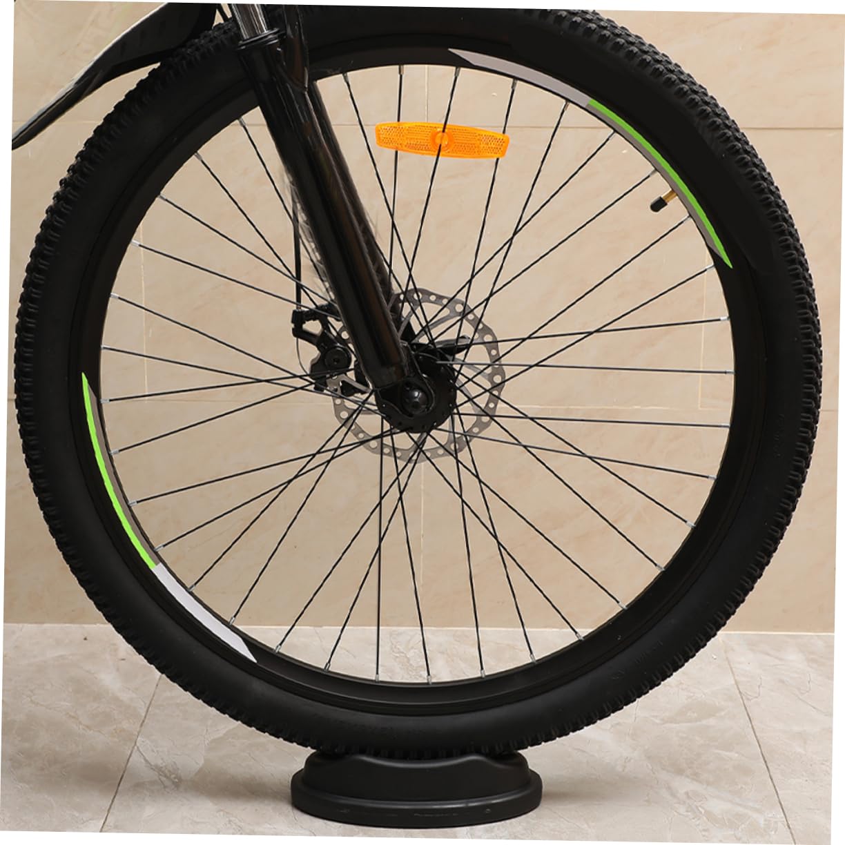BESPORTBLE 4 Pack Mountain Bike Wheel Stabilizer Support Blocks - Bike Trainer Climbing Stand & Plastic Bike Mat for Indoor Cycling Training - Perfect for Home Gym, Exercise Bike Setup, and Cycling Workouts