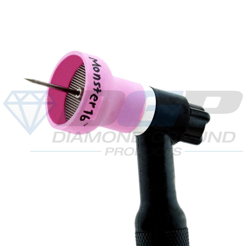 Premium Diamond Ground Monster 16 TIG Nozzle Kit - 3/32