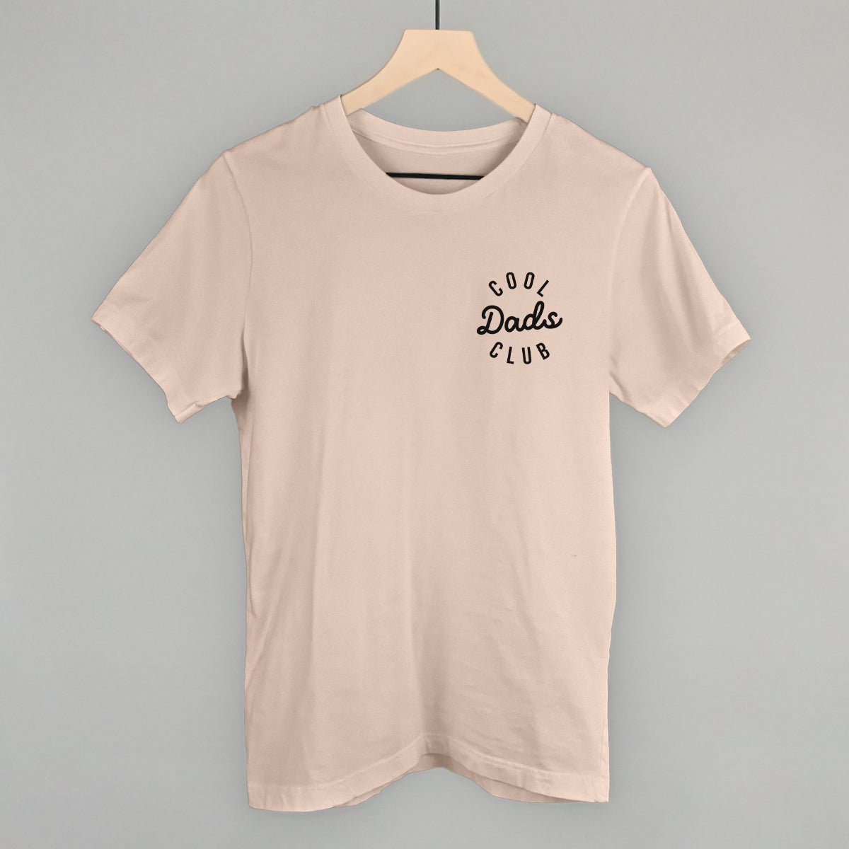 Cool Dads Club Graphic T-Shirt - Left Chest Print - Funny Dad Gift for Father's Day, Birthday - Casual Cotton Tee for Everyday Wear