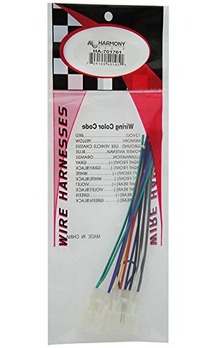 Harmony Audio HA-701761-25 Car Stereo Wiring Harness Adapter Compatible with Toyota Land Cruiser 1988-1996 | Aftermarket Radio Installation | Plug & Play for Easy DIY Upgrade in Your Vehicle