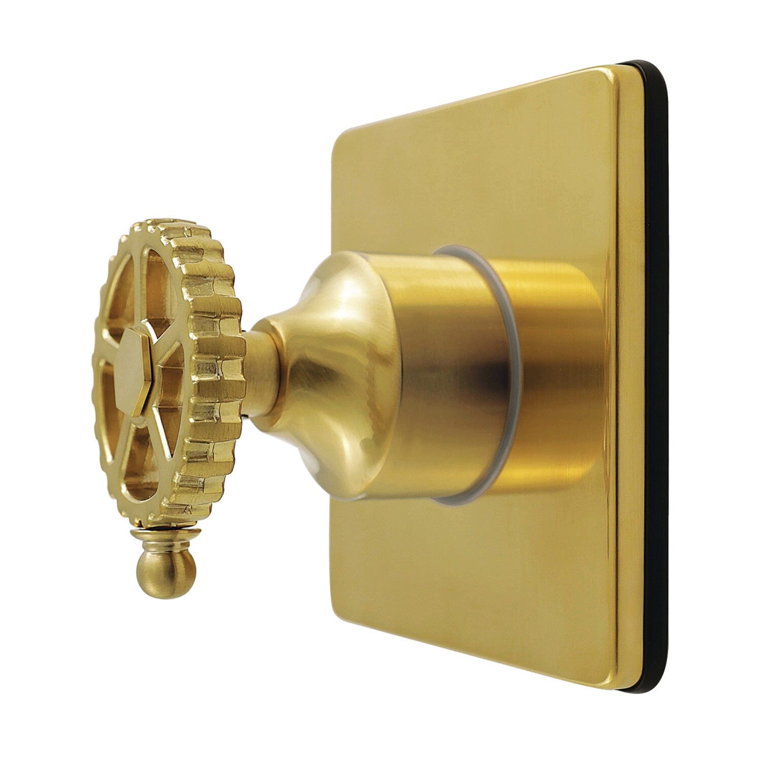Fuller Single Handle 6-Way Diverter Valve with Square Trim Kit - Perfect for Bathroom, Shower, and Sink Faucet Installation