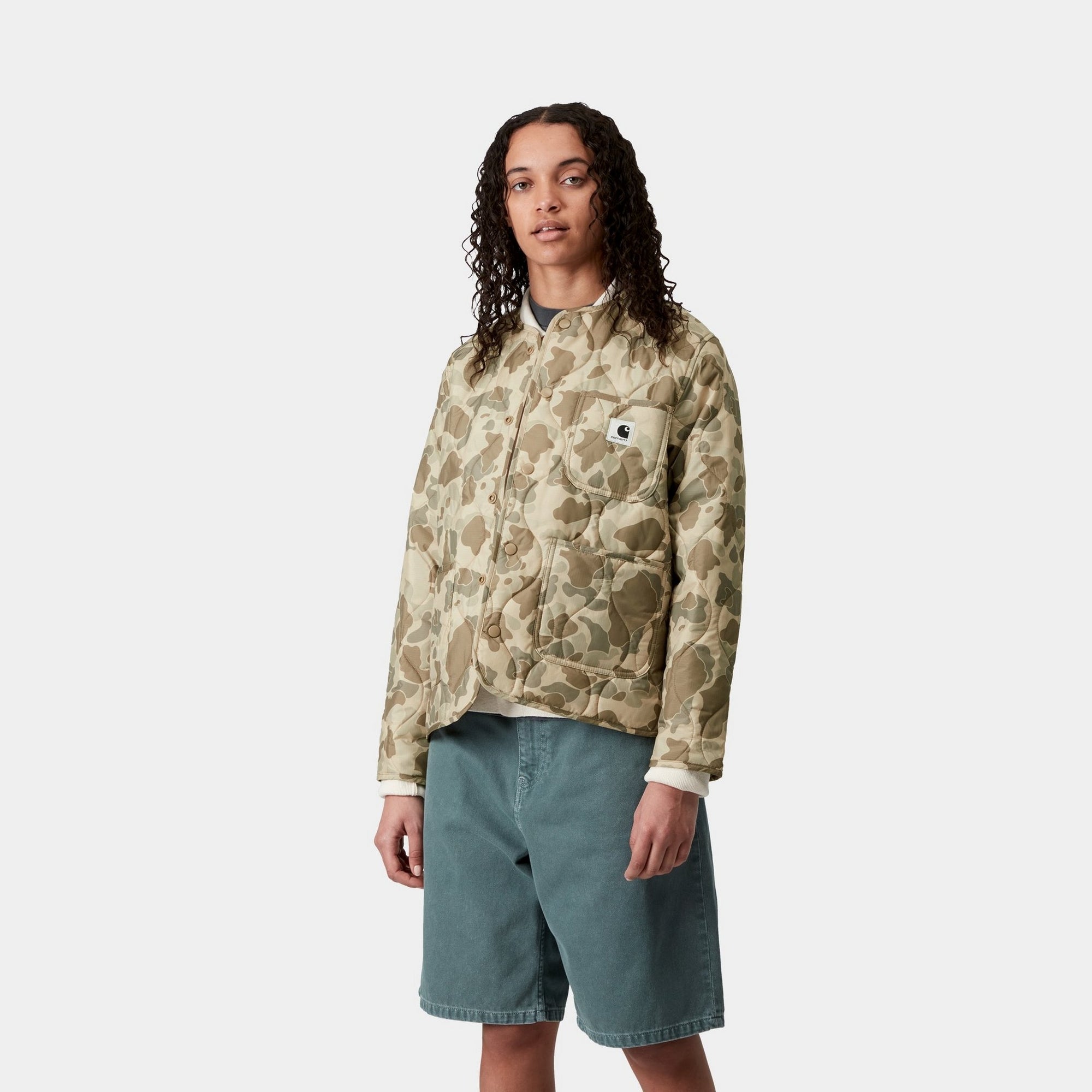 Women's Skyler Liner Jacket - Desert Duck Camo Waterproof Hunting Jacket for Outdoor Adventures, Camping & Hiking