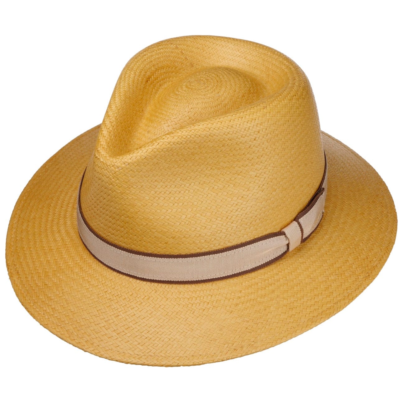 Brooks Panama Hat by Bailey 1922 - Premium Straw Fedora Hat for Men & Women - Perfect for Beach, Summer Outfits & Outdoor Events