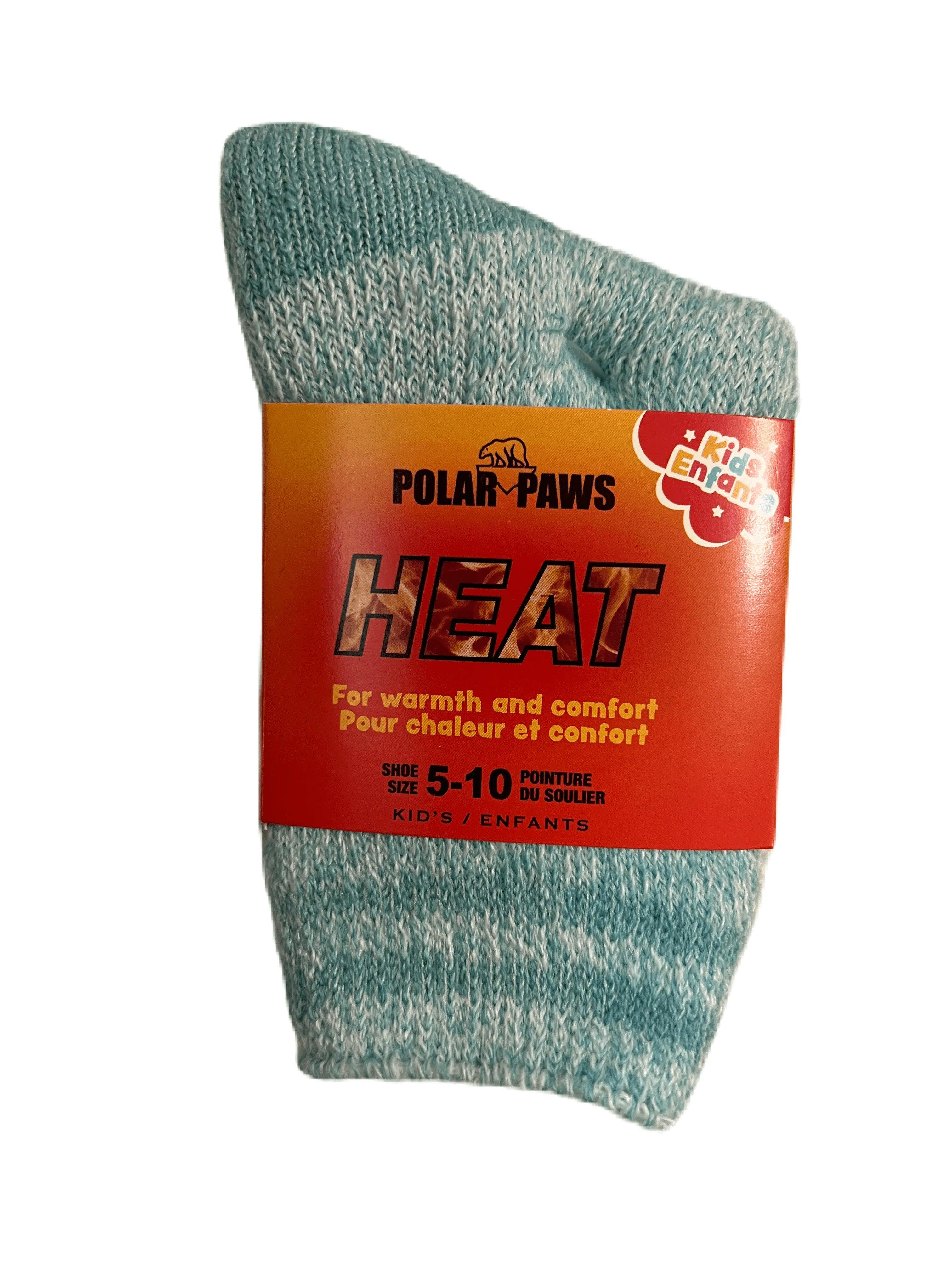 Kids Brushed Thermal Socks for Shoes Size 5-10 - Warm Winter Socks for Boys & Girls - Perfect for School, Outdoor Play & Cold Weather Activities