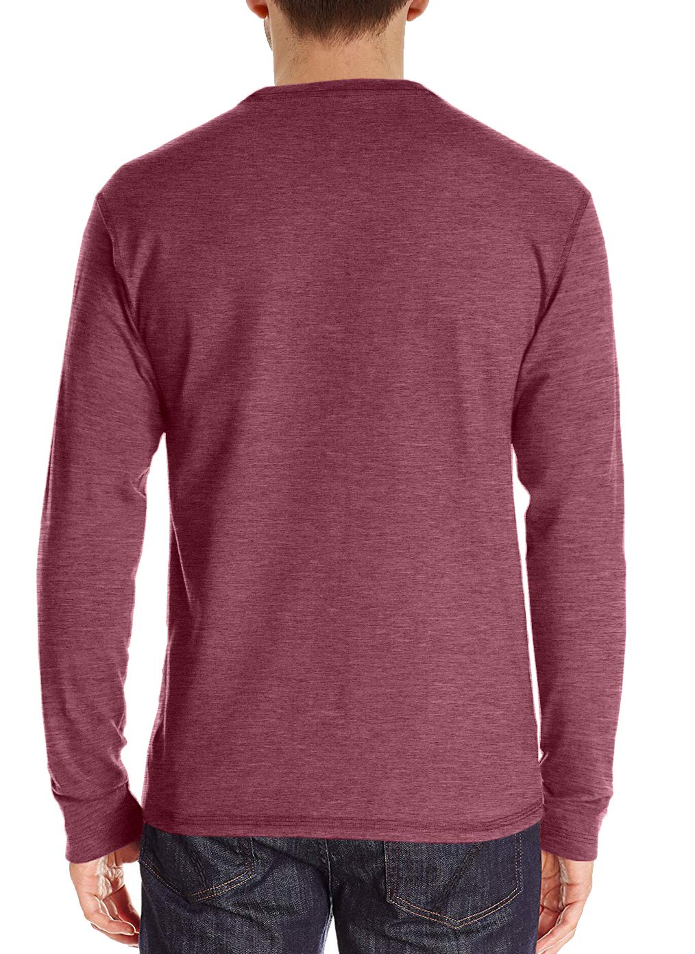 Men's Casual Henley T-Shirt - Long & Short Sleeve Button Placket Shirt | Comfortable Basic Tee for Everyday Wear, Weekend Outfits & Date Nights