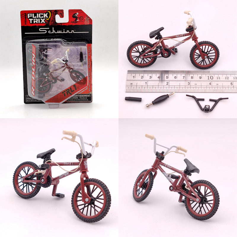 Premium Diecast Finger Bike FLICK TRIX - Miniature BMX Toy Bicycle Model for Kids & Collectors - Perfect Gift for Birthday, Party Favors & Desk Decor