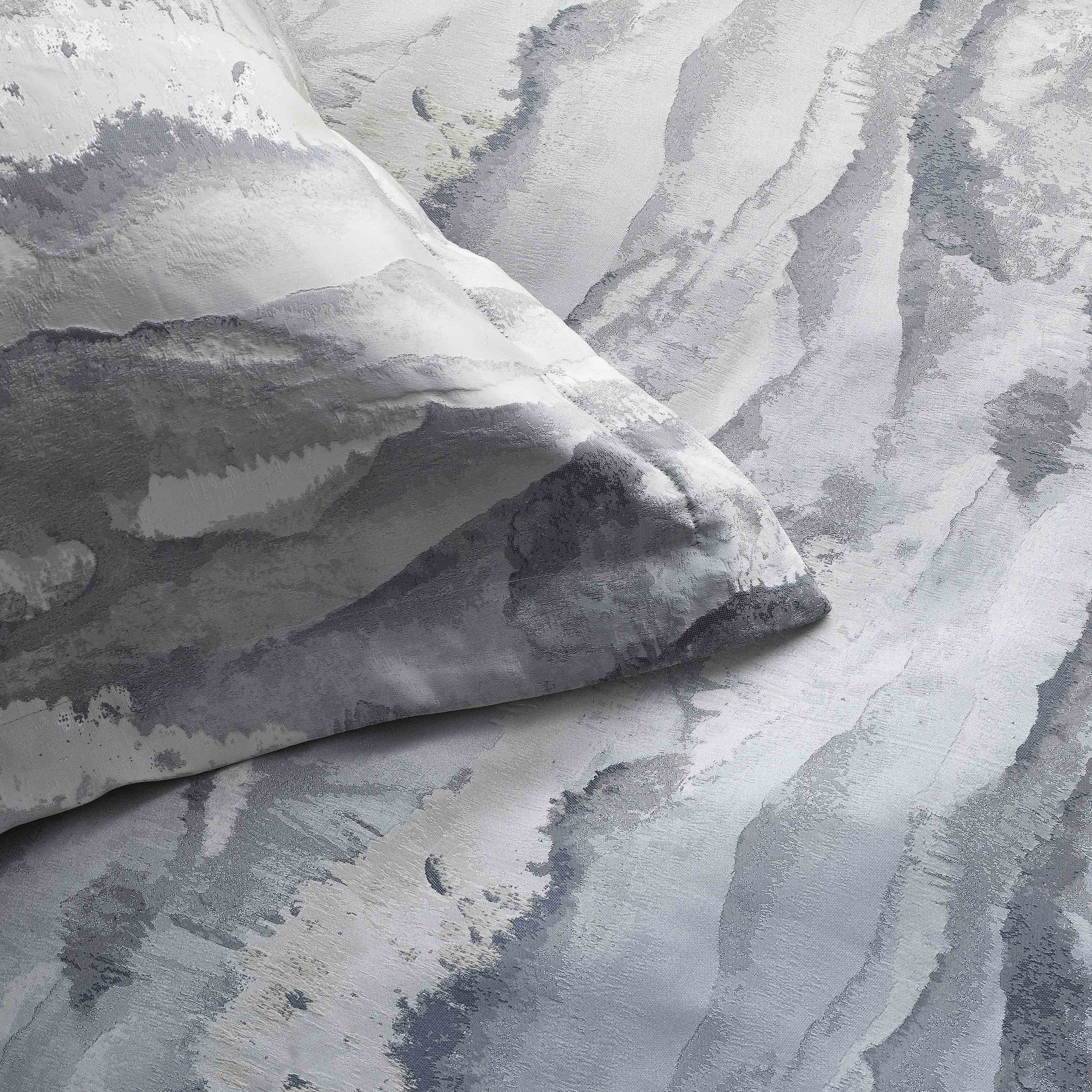 Premium Tempest Duvet Cover Set - Soft Grey Bedding Collection for Queen/King Size - Perfect for Cozy Bedrooms & Guest Rooms